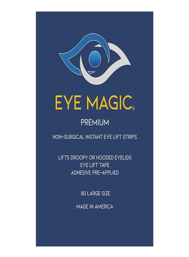 Eye Magic Premium Instant Eyelid Lift (L/XL-Refill). Look Younger Instantly | Made in America - Lifts and Defines Droopy, Sagging, Hooded Eyelids For A Youthful Look - Image 1